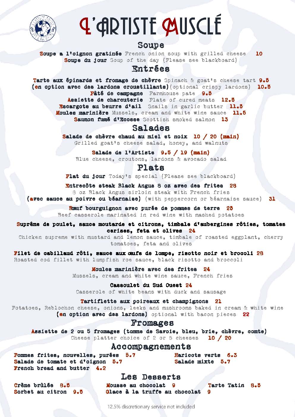 French Bistro Restaurant in Mayfair and London